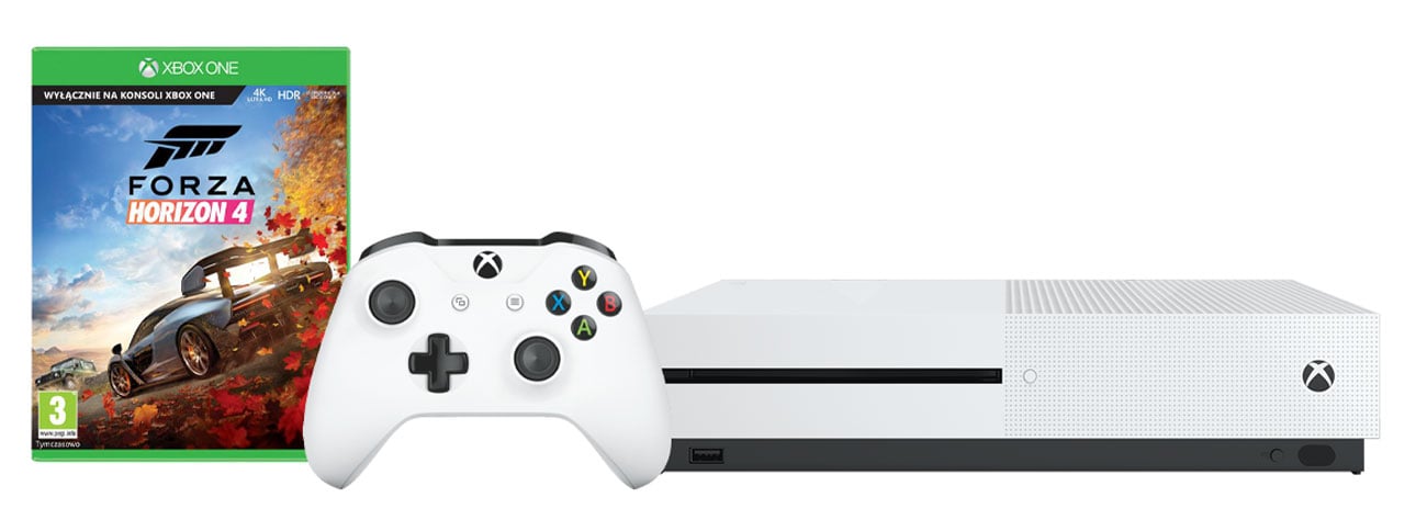 Microsoft Xbox One S 1TB + Forza Horizon 4 - Konsole Xbox